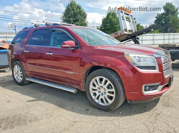 1GKKVTKD0GJ248382 2016 GMC ACADIA Maroon Przód prawy