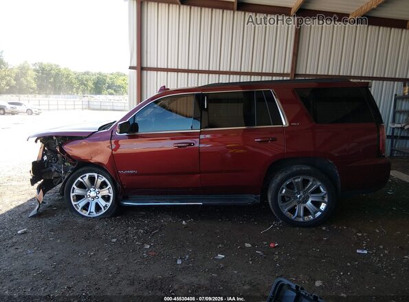 1GKS1BKC1JR139208 2018 GMC YUKON Maroon Widok wnętrza 360 stopni