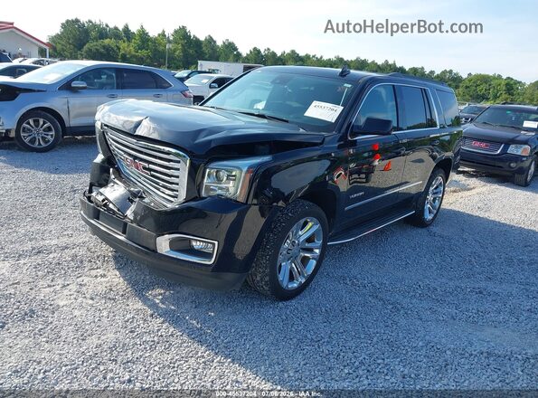 1GKS1BKC2LR140340 2020 GMC YUKON Black Առջևի ձախ երեք քառորդ տեսարան