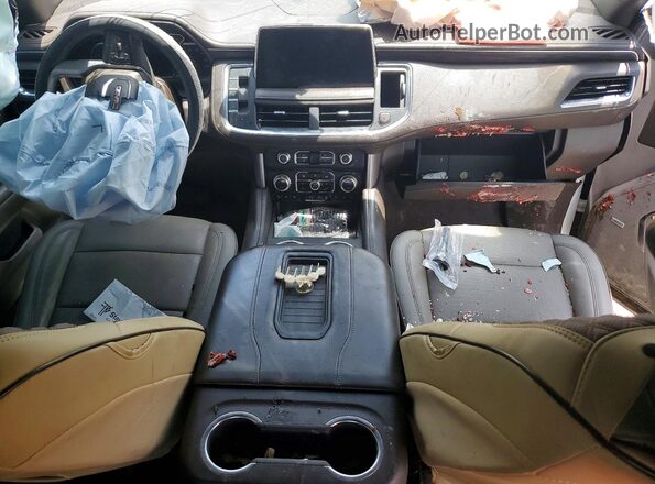 1GKS1BKD2MR289910 2021 GMC YUKON White Dashboard view