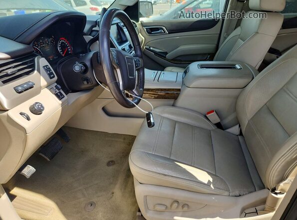 1GKS1CKJ2GR338751 2016 GMC YUKON Black Vista interior delantera