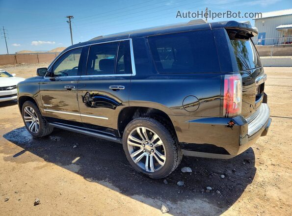 1GKS1CKJ4JR326074 2018 GMC YUKON Черный Задняя левая четверть