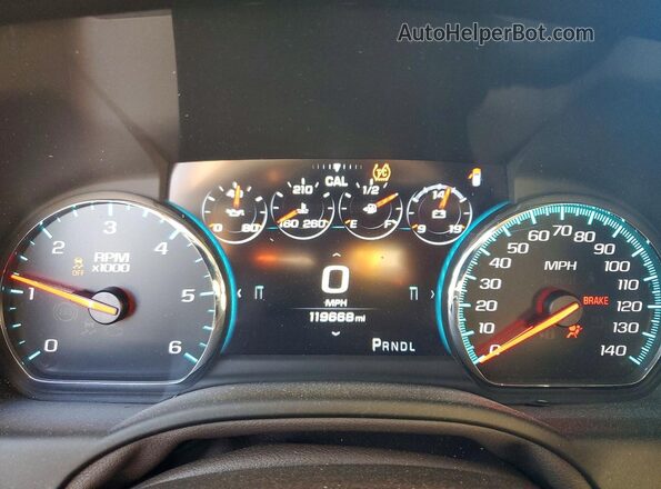 1GKS1CKJ5JR283591 2018 GMC YUKON Gray ხელსაწყოთა პანელის ხედი