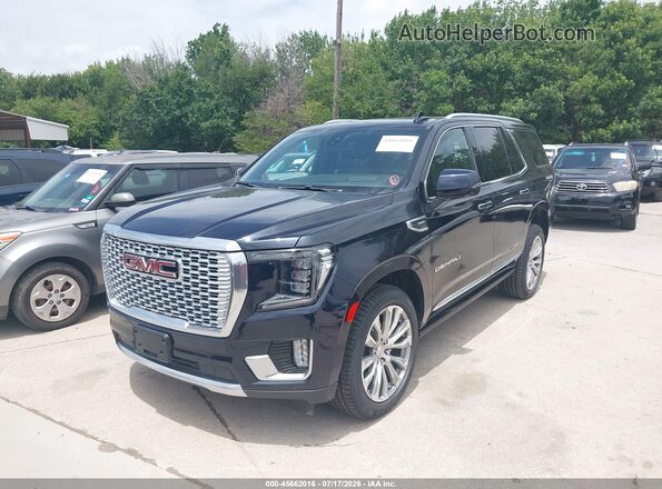 1GKS1DKL7PR313285 2023 GMC YUKON Blue Առջևի ձախ երեք քառորդ տեսարան