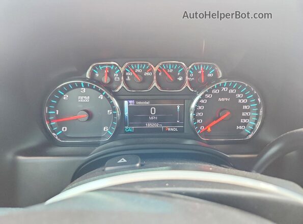 1GKS1FKC5HR311757 2017 GMC YUKON Белый Вид щитка приборов