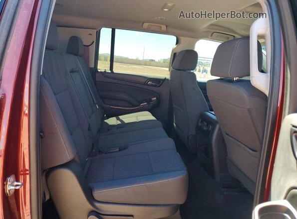 1GKS1FKC7GR473078 2016 GMC YUKON Темно-бордовый Вид задней части салона