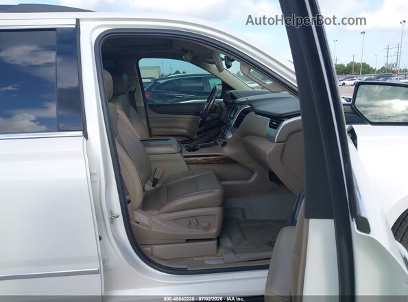 1GKS1GKC0JR395272 2018 GMC YUKON White Widok wnętrza z przodu