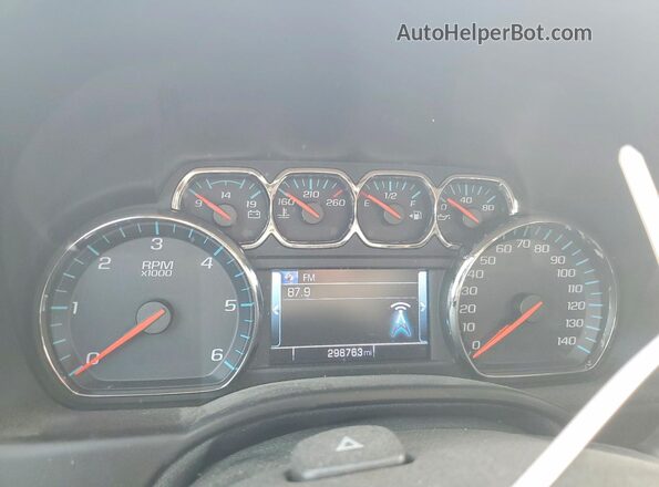 1GKS1GKC2LR189373 2020 GMC YUKON Black Instrument cluster view