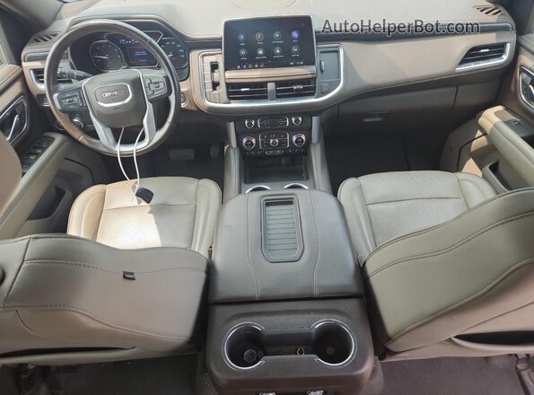 1GKS1GKDXMR477684 2021 GMC YUKON Серый Вид панели приборов
