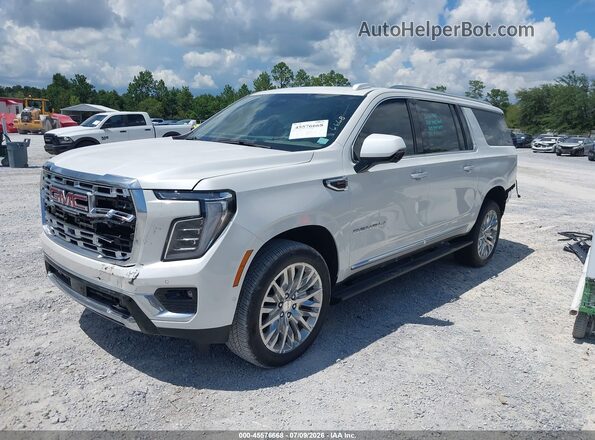 1GKS1JRL2SR354565 2025 GMC YUKON White Vista tres cuartos delantera izquierda