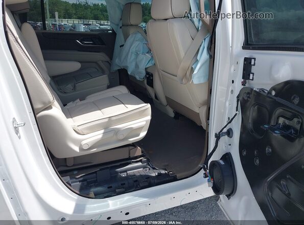 1GKS1JRL2SR354565 2025 GMC YUKON White Vista de la etiqueta del VIN