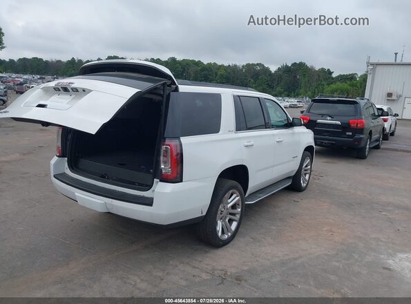 1GKS2AKC5JR327706 2018 GMC YUKON SLE 4WD White Rear right