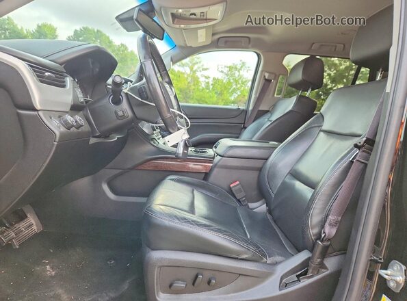 1GKS2BKC1GR452992 2016 GMC YUKON Black Widok wnętrza z przodu