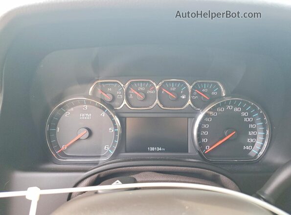 1GKS2BKC2HR144666 2017 GMC YUKON White Вид щитка приладів