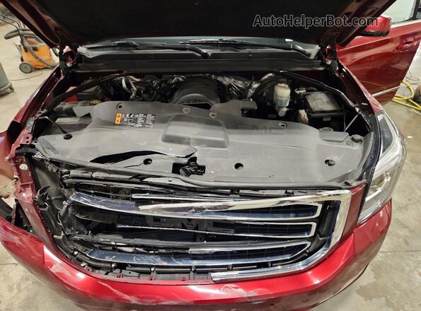 1GKS2BKC3HR354676 2017 GMC YUKON Maroon Engine compartment view