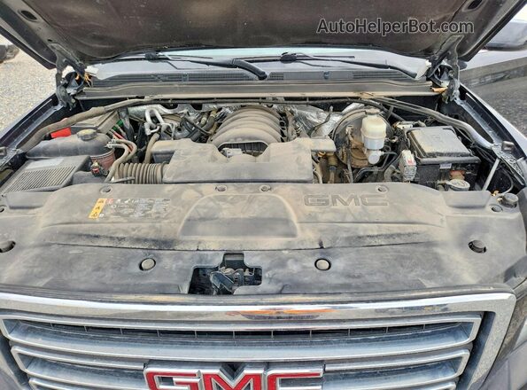 1GKS2BKC3JR277796 2018 GMC YUKON Black Engine compartment view