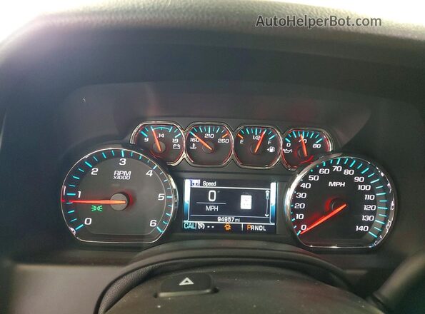 1GKS2BKC8HR124809 2017 GMC YUKON White Вид щитка приладів