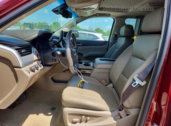 1GKS2BKC8HR340868 2017 GMC YUKON Red Widok wnętrza z przodu