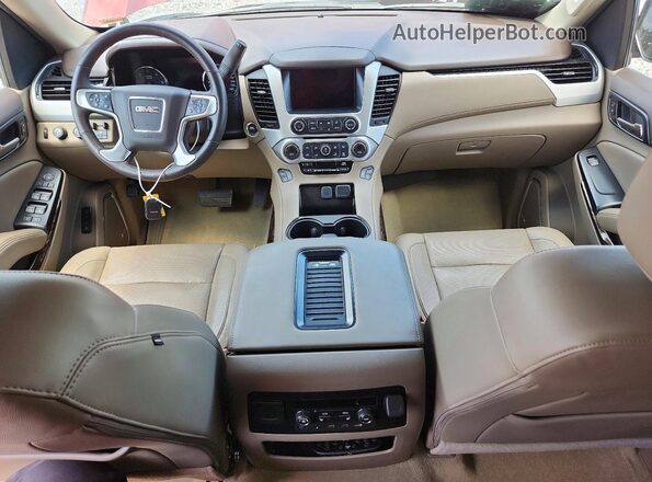 1GKS2BKC8HR340868 2017 GMC YUKON Red Widok deski rozdzielczej