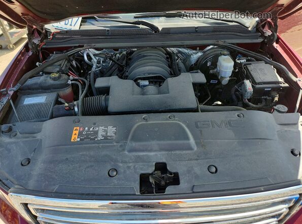 1GKS2BKC8HR340868 2017 GMC YUKON Red Widok komory silnika