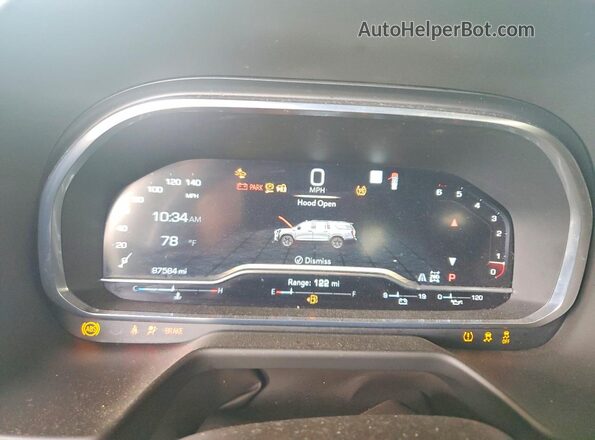 1GKS2BKD8PR159244 2023 GMC YUKON White Instrument cluster view