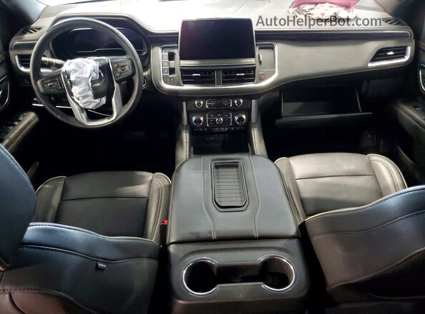 1GKS2BKT4PR497196 2023 GMC YUKON Черный Вид панели приборов