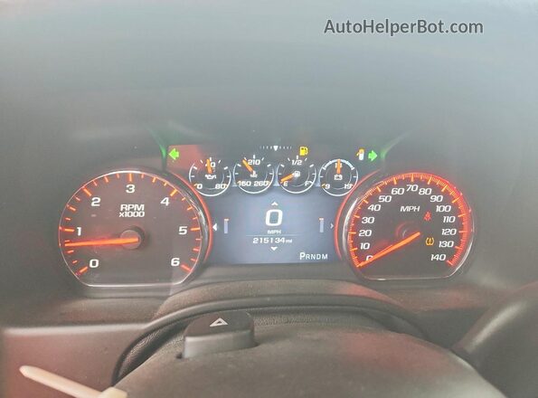 1GKS2CKJ1GR438286 2016 GMC YUKON Серебряный Вид щитка приборов