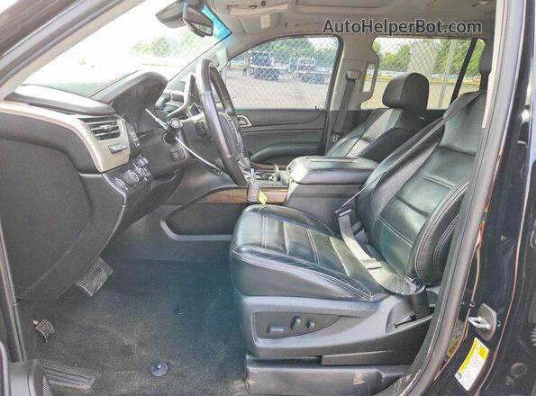 1GKS2CKJ2JR105991 2018 GMC YUKON Black წინა სალონის ხედი