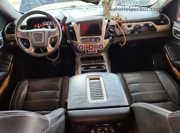 1GKS2CKJ4GR472321 2016 GMC YUKON Черный Вид панели приборов