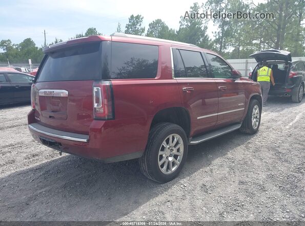 1GKS2CKJ7HR194290 2017 GMC YUKON Красный Задняя правая четверть