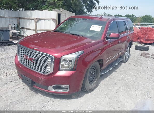 1GKS2CKJ7HR194290 2017 GMC YUKON Красный Передняя левая четверть
