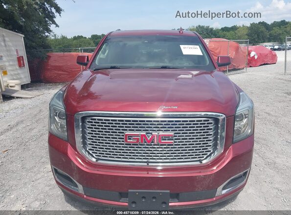 1GKS2CKJ7HR194290 2017 GMC YUKON Красный Вид задней части салона