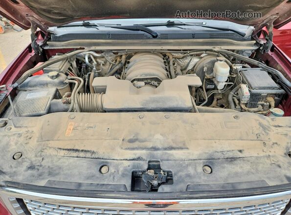1GKS2CKJ9HR240637 2017 GMC YUKON Maroon Widok komory silnika