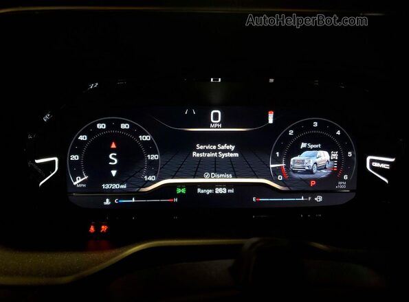 1GKS2DKL1RR131808 2024 GMC YUKON Black Vista del cuadro de instrumentos