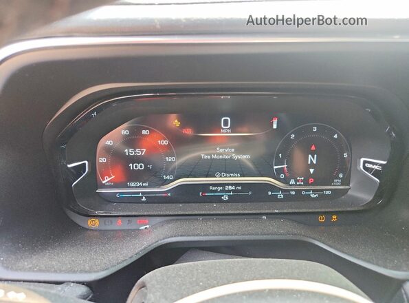 1GKS2DKL2PR349365 2023 GMC YUKON Черный Вид щитка приборов