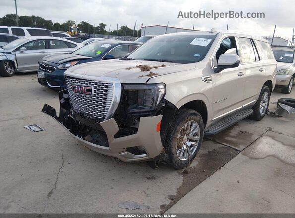 1GKS2DKL2PR510491 2023 GMC YUKON Gold წინა მარცხენა ხედი სამი მეოთხედიდან