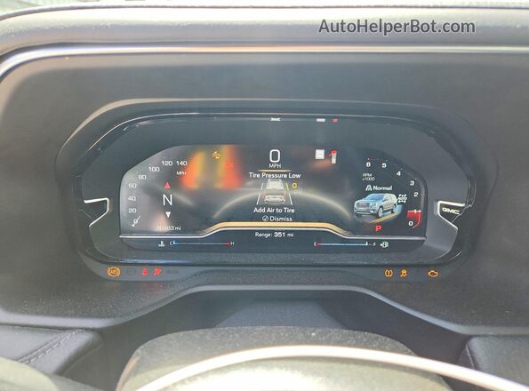 1GKS2DKL6PR233182 2023 GMC YUKON Silver Instrument cluster view