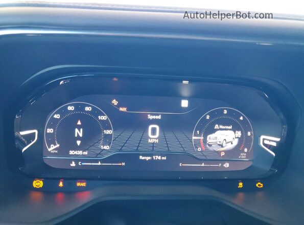 1GKS2DKL8PR313003 2023 GMC YUKON White Instrument cluster view