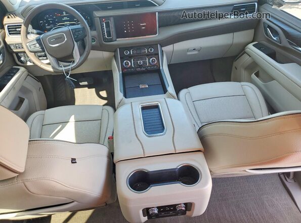 1GKS2DKT7PR365447 2023 GMC YUKON White Dashboard view