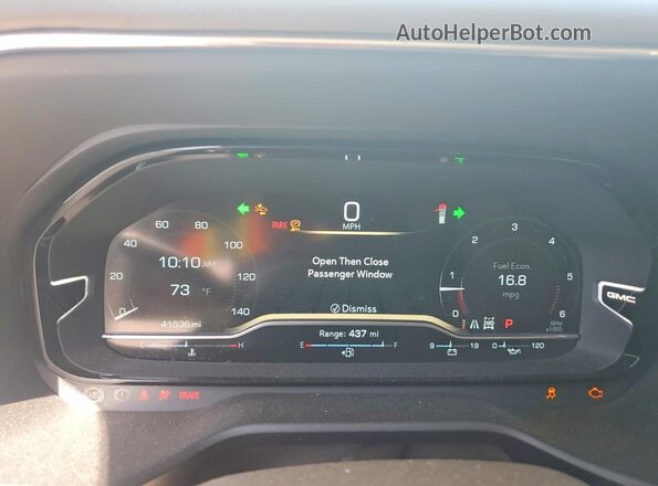 1GKS2DKT7PR365447 2023 GMC YUKON White Instrument cluster view