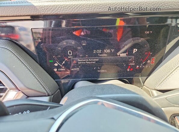 1GKS2DRL2SR308636 2025 GMC YUKON Black Widok zestawu wskaźników