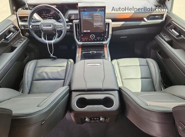 1GKS2DRL6SR218308 2025 GMC YUKON White წინა პანელის ხედი