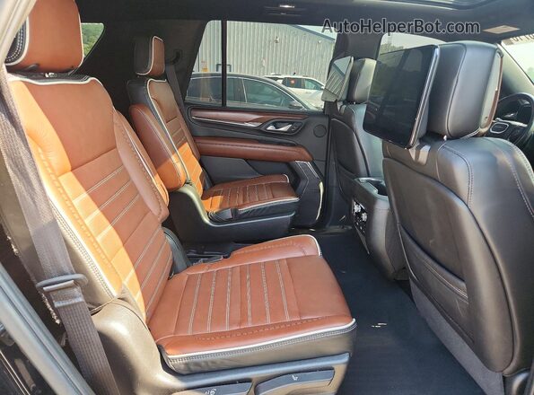 1GKS2EKL6PR136358 2023 GMC YUKON Black Widok wnętrza z tyłu