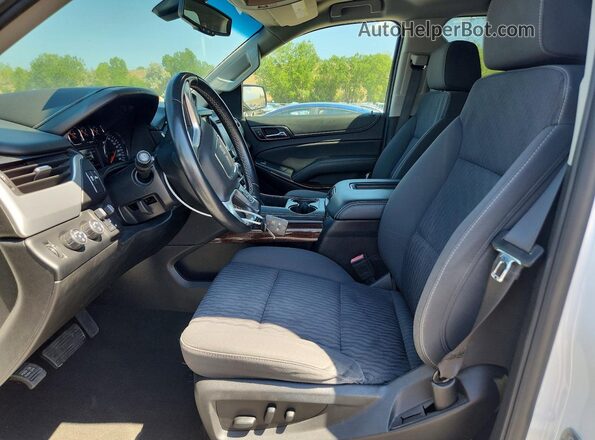 1GKS2FKC2JR362989 2018 GMC YUKON White Widok wnętrza z przodu