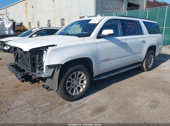 1GKS2FKC2LR288024 2020 GMC YUKON White წინა მარცხენა ხედი სამი მეოთხედიდან