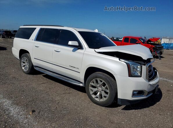 1GKS2GKC1JR332629 2018 GMC YUKON White Передня права чверть