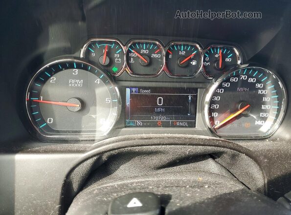 1GKS2GKC2HR111115 2017 GMC YUKON Gold Widok zestawu wskaźników