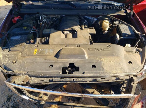1GKS2GKC5JR328793 2018 GMC YUKON Maroon Vista del compartimento del motor