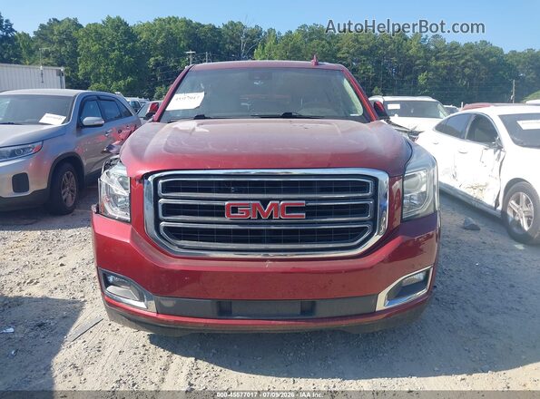 1GKS2GKC7JR367059 2018 GMC YUKON Red Вид щитка приладів