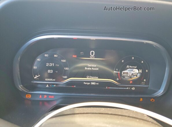 1GKS2GKD2PR296497 2023 GMC YUKON White Instrument cluster view